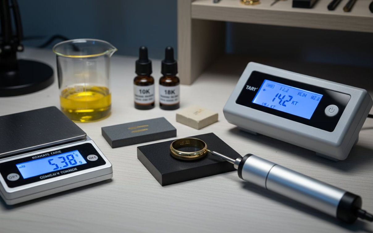 Care sunt criteriile dupa care se evalueaza bijuteriile din aur (proces de evaluare a unui inel din aur, cantar, solutii)