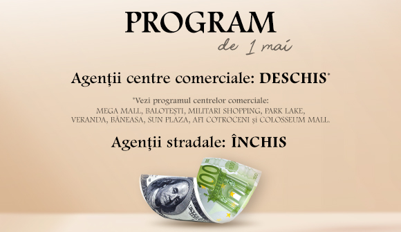 TEZAUR Program de 1 mai